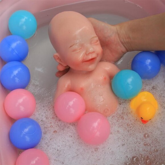 🆕 15 inches Soft Vinyl Body Realistic Reborn Baby Boy Doll - Picture 8 of 8